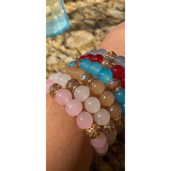 Twinfree Bohemian Bracelets for Women Stretch Multilayer Colorful Beads … - Picture 6 of 11